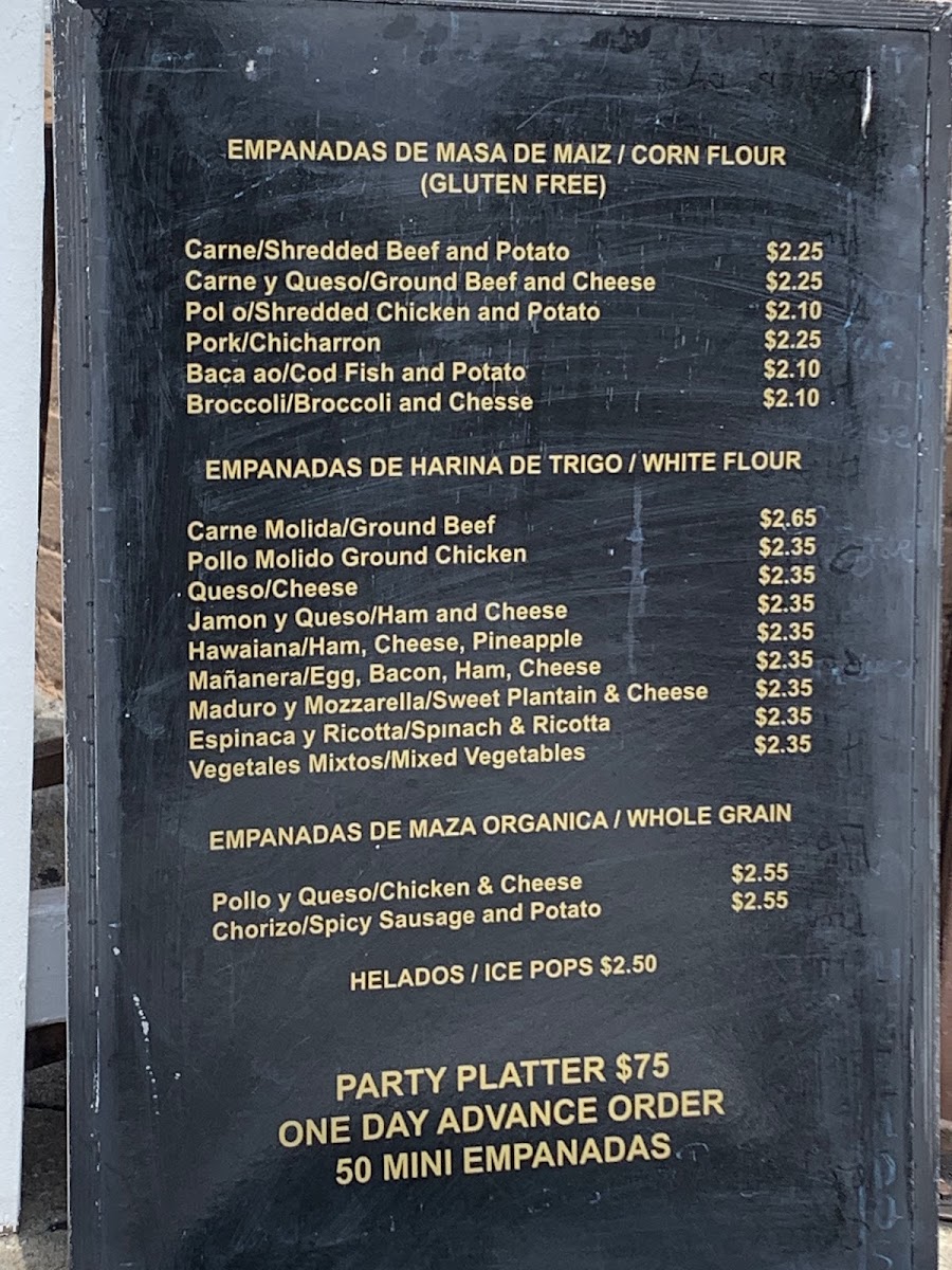 Empanadas Cafe Menu - Image 2